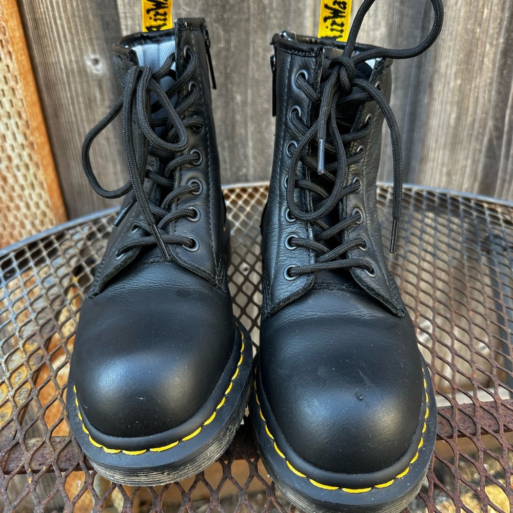 Dr. Martens Air Wair Maple Zip Womens Steel Toe Work Boots